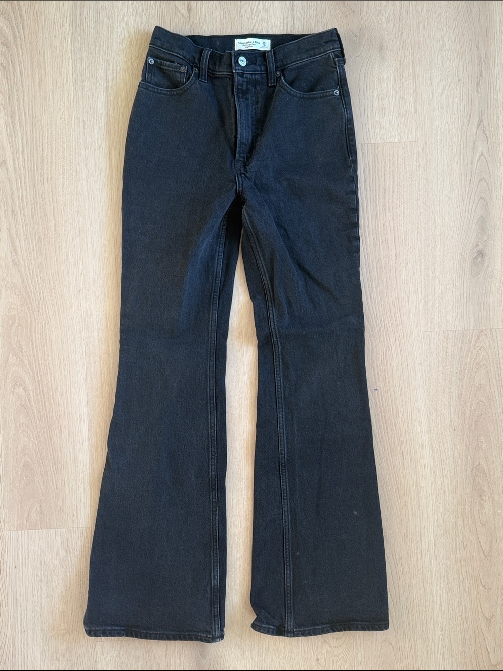 Abercrombie & Fitch Black Flared Jeans